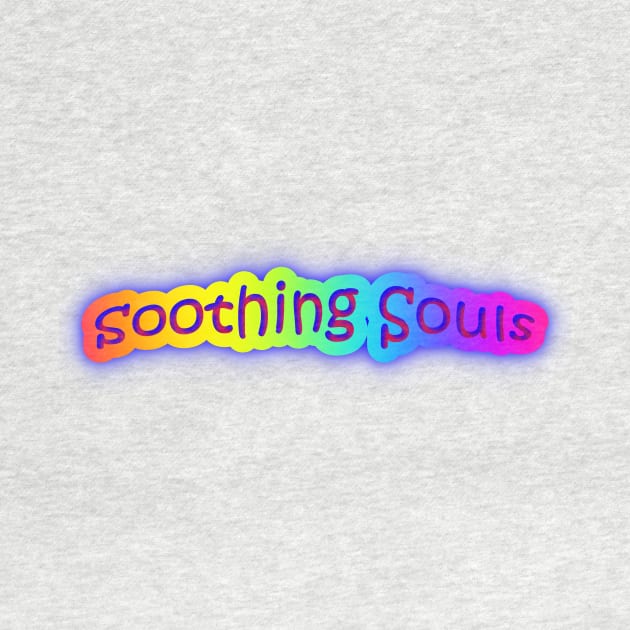 Soothing Souls Neon Retro Rainbow by Creative Creation